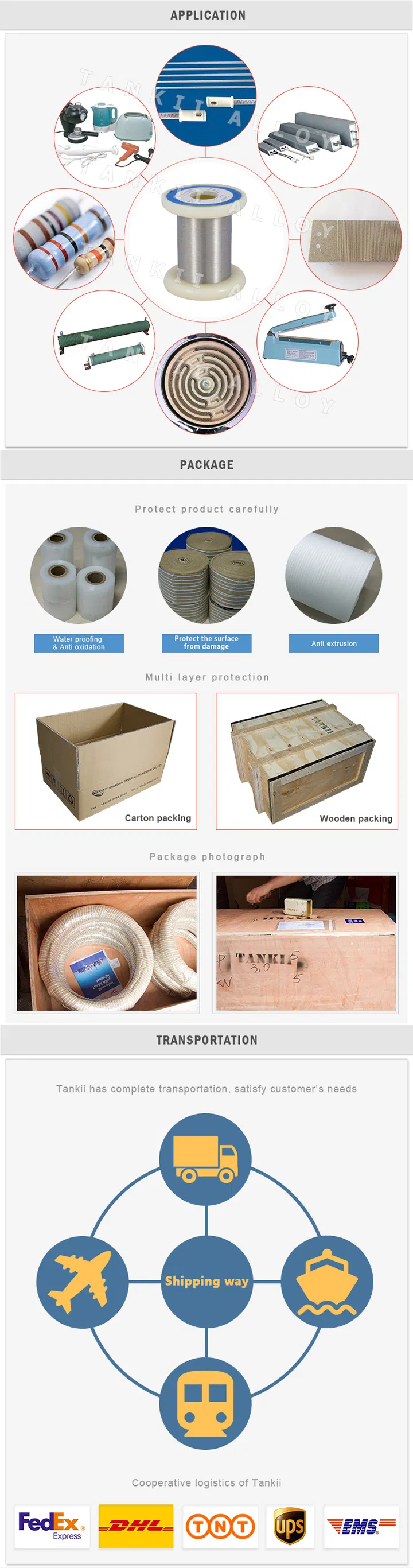 손 건조기용 Tankii 고온 저항 NiCr6015 와이어 2